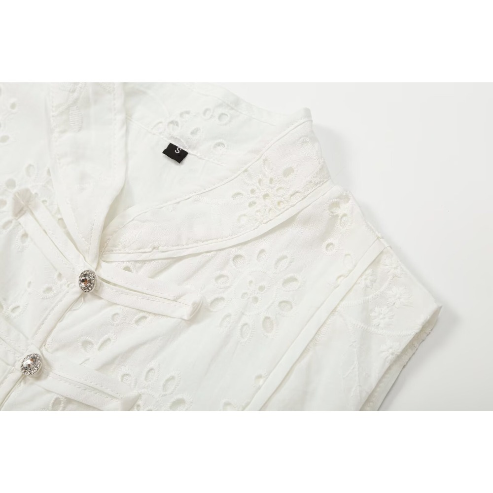 Women Embroidered Eyelet Skirt - Midi Skirt Floral review and price