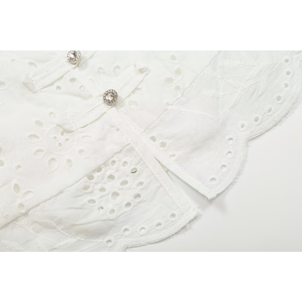 Women Embroidered Eyelet Skirt - Midi Skirt Floral review and price