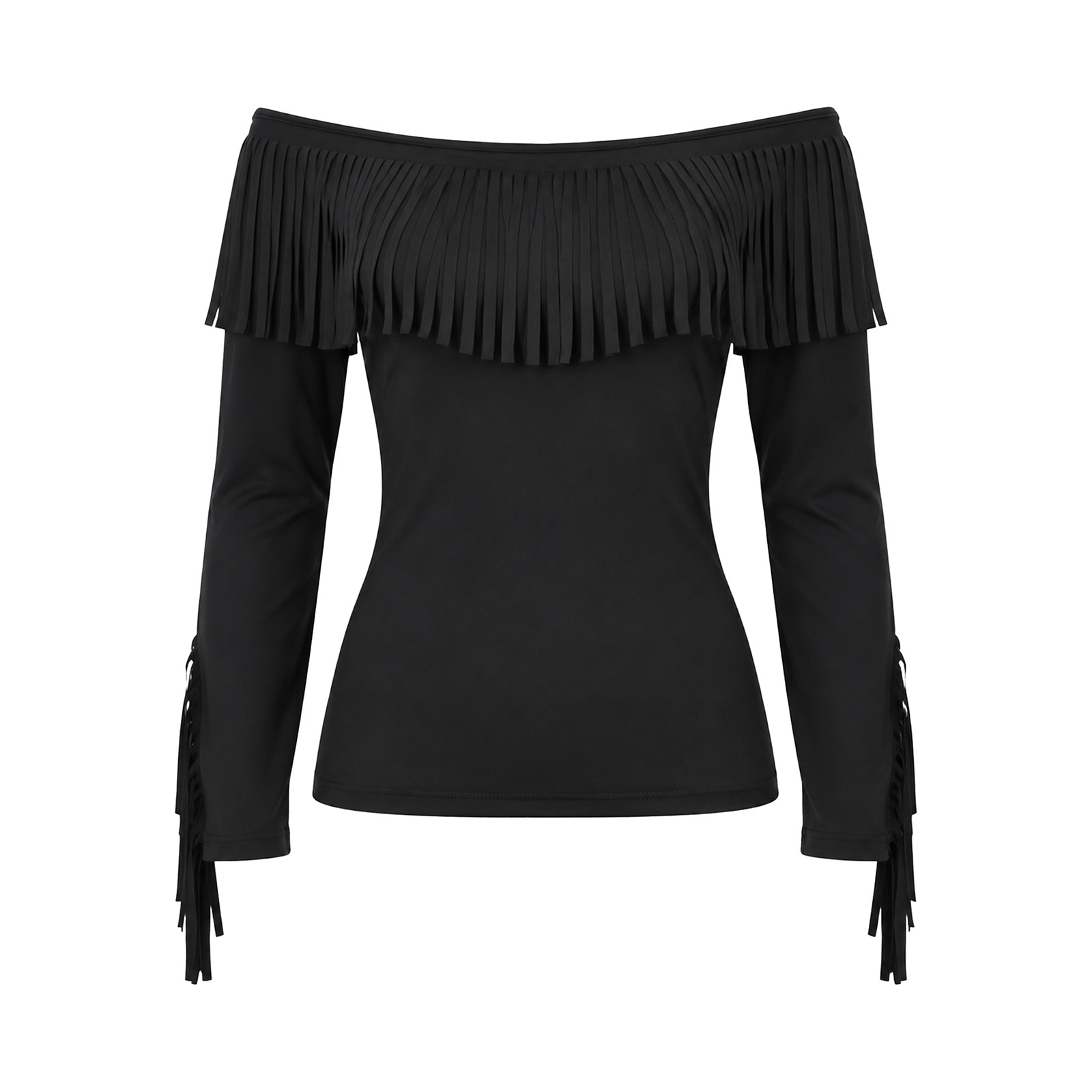 Womens Off Shoulder Tassel Blo - Blouse Off Shoulder review and price