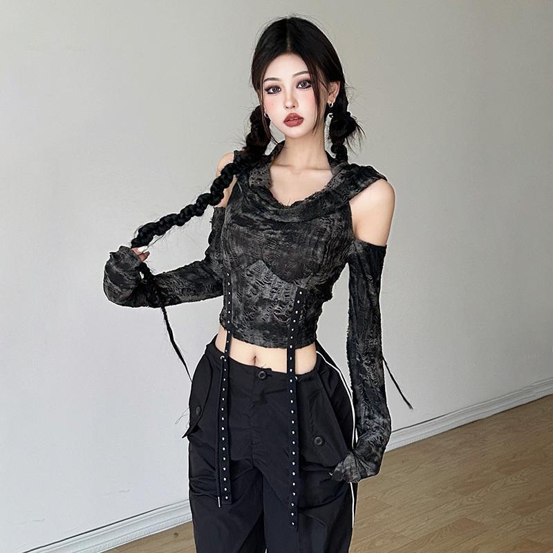 Off Shoulder Hoodie Long Sleev - Blouse Off Shoulder review and price