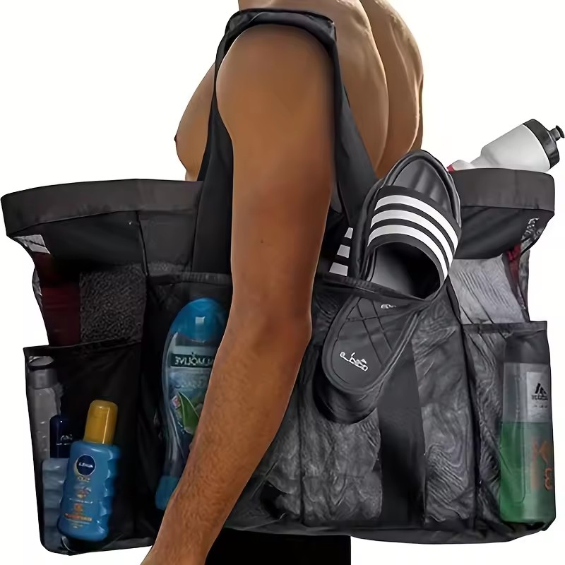 1pc Extra Large Mesh Beach Bag - Tote Bag Beach review and price