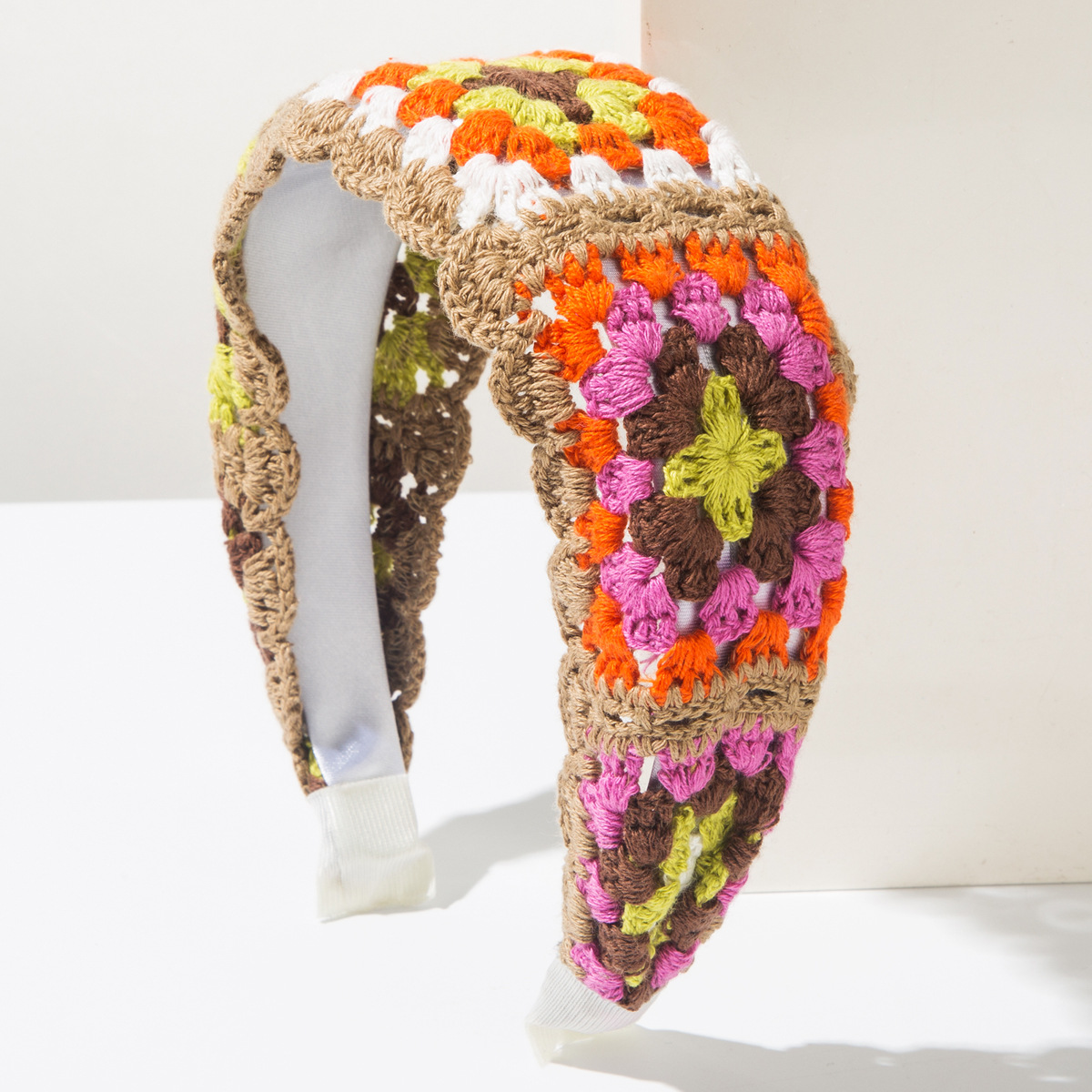 Boho Hand Knit Crochet Flower  - Headband Summer Knit review and price