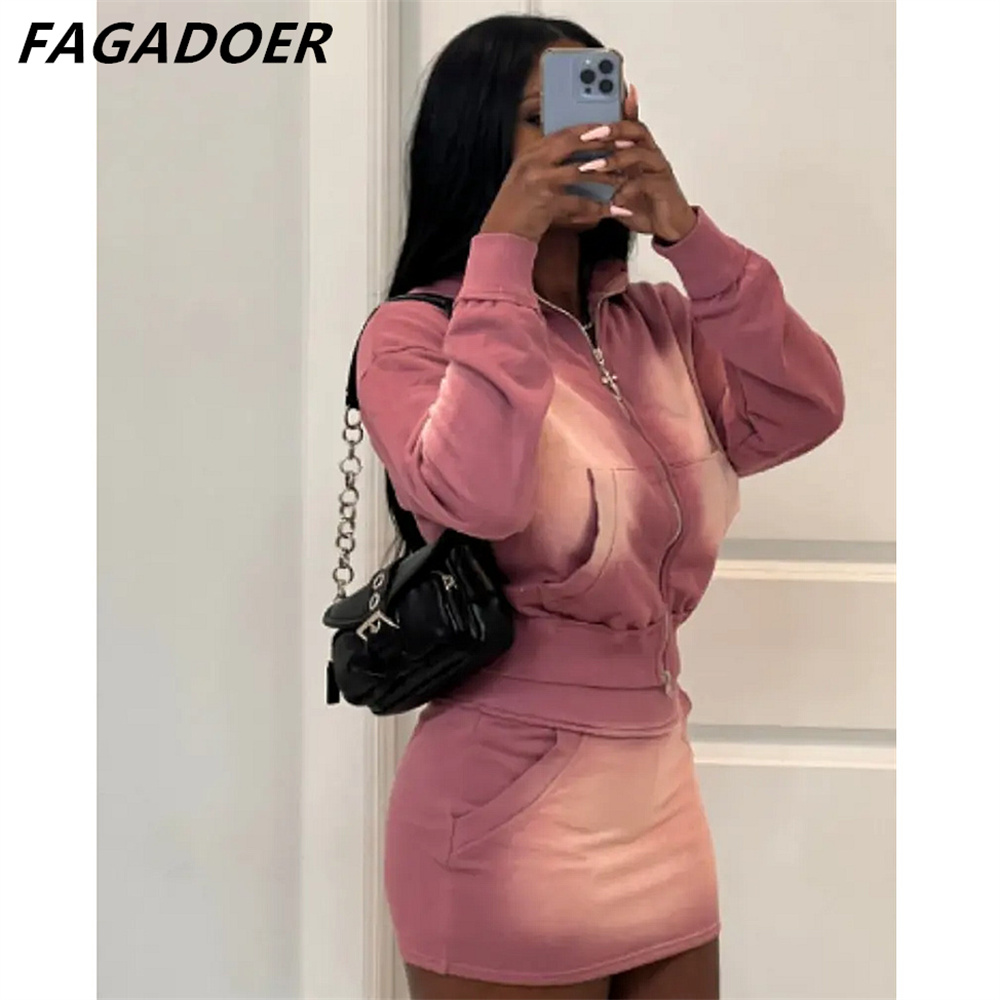 FAGADOER Pink Tie Dye Print Tw - Crop Top Crochet review and price